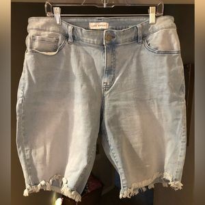 Lane Bryant Sz 18 Denim Shorts